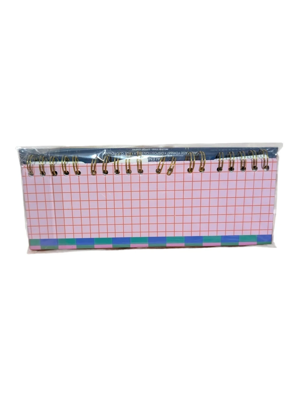 Colorful 2027 Spiral Flip Desk Calendar